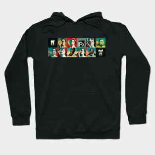 Weird Faces - AI generated design Hoodie